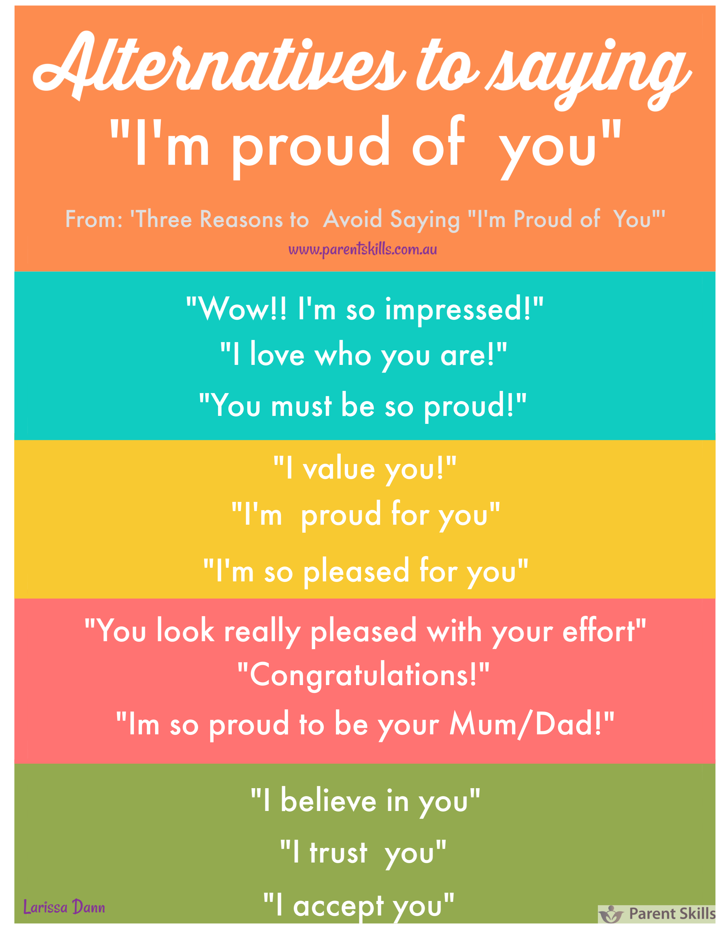 Three Reasons To Avoid Saying I M Proud Of You Parent Skills